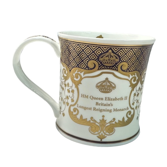 Dunoon HM Queen Elizabeth II Portrait Longest Reigning Monarch Tea Coffee Mug - Picture 3 of 4